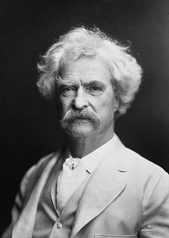 Dette billede har en tom ALT-egenskab (billedbeskrivelse). Filnavnet er Mark_Twain_by_AF_Bradley.jpg